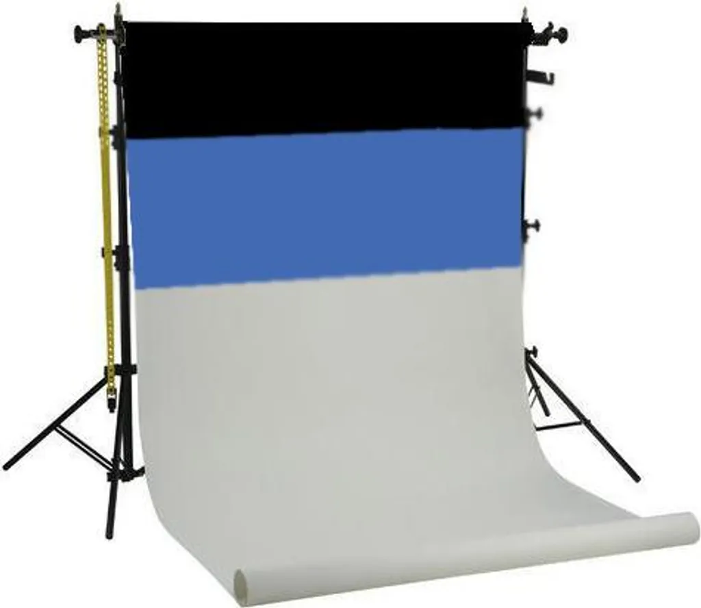 Support de Fond Photo Stable SPK-3 : Fini les Plis avec 3 Papiers