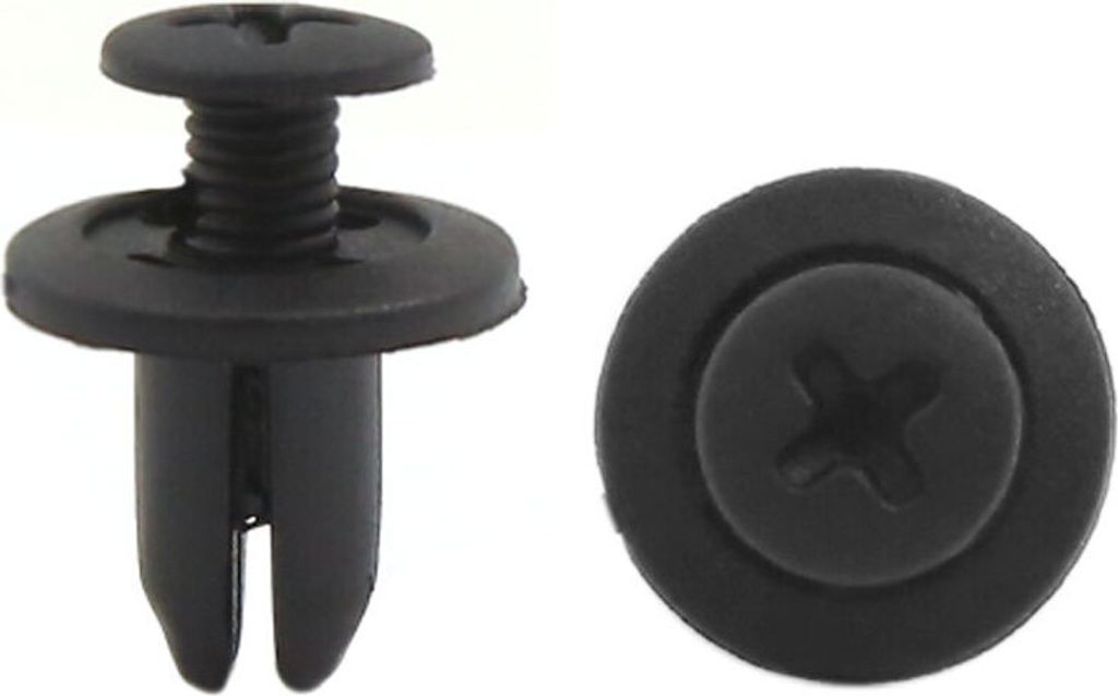 7mm 20 STK. Kunststoff Push-in Stoßstange Kotflügel Tür Nieten Befestigungsclips