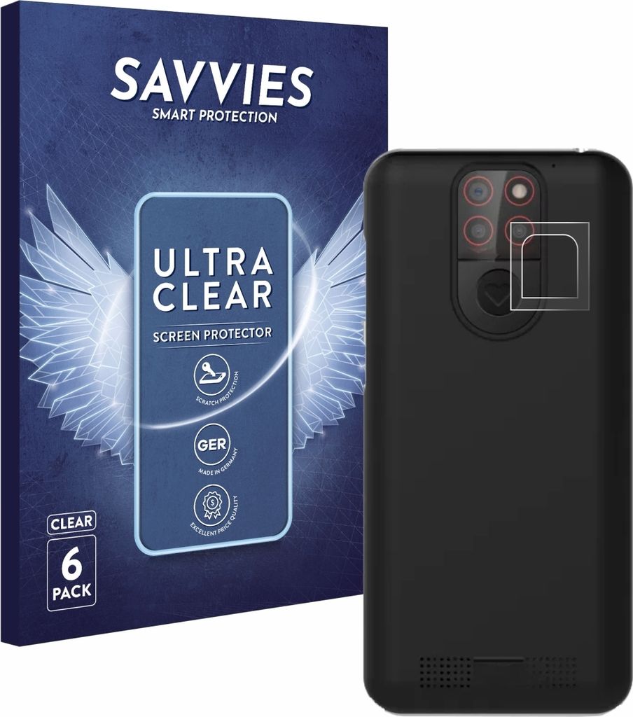 6x Für Emporia Smart 5 Mini (NUR Kameraschutz) Schutzfolie Produktbild 