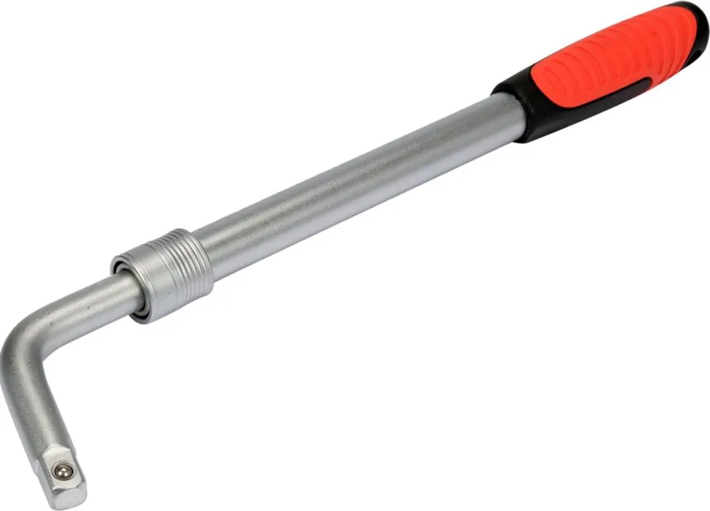 Clé pour écrous de roue grippés télescopique 17/19/21/23 mm acier - 3