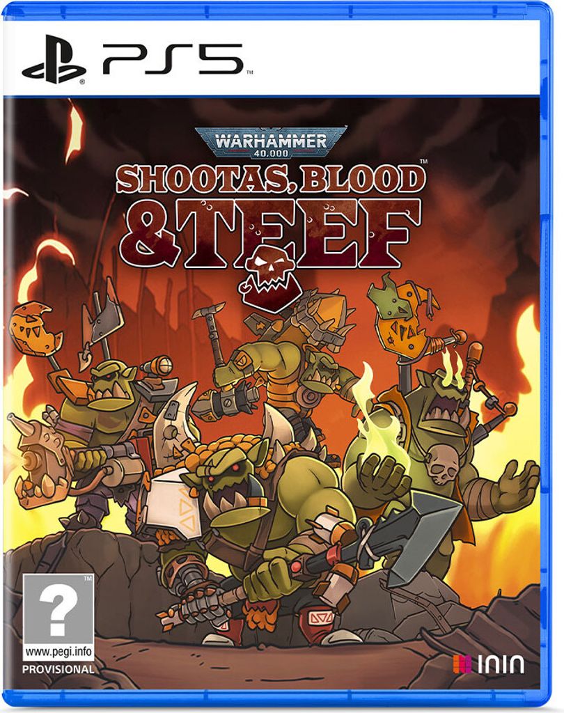 Playstation Games Ps5 Warhammer 40.000 Shootas. Blood & Teef Durchsichtig PAL Durchsichtig PAL
