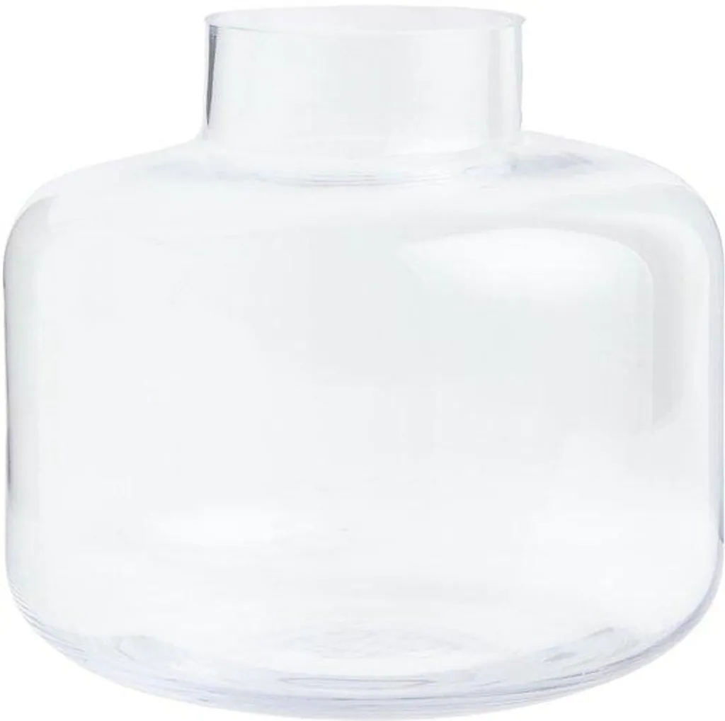 Vases pour décoration de table moderne - Ensemble métal argenté 30 cm