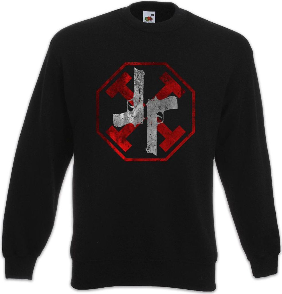 Urban Backwoods Gun Kata, Sweatshirt, Farbe: Schwarz, Größe: XL