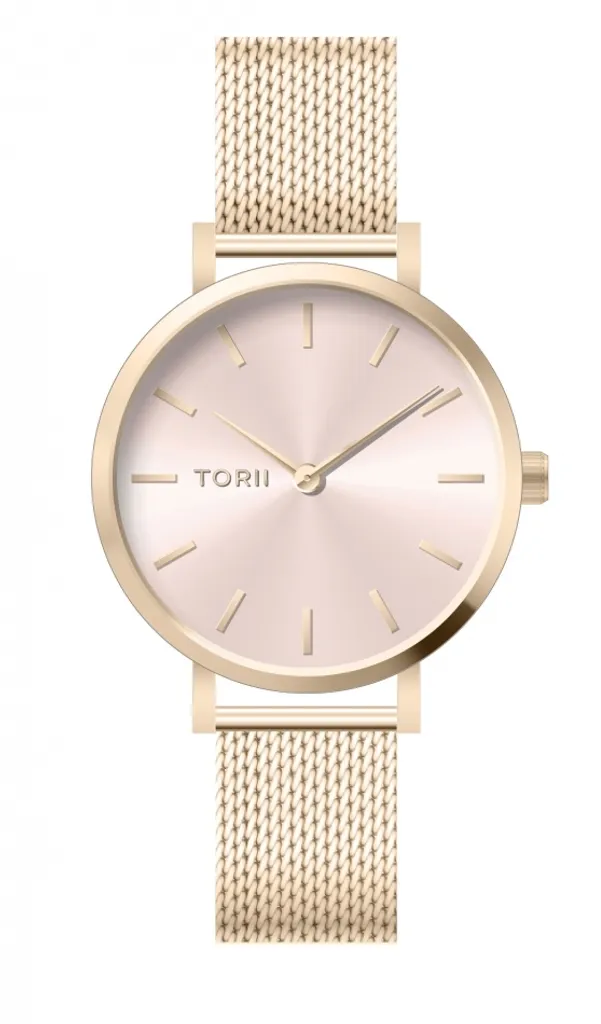 Montre femme TORIA L34LS.LL finition or rose et design minimaliste