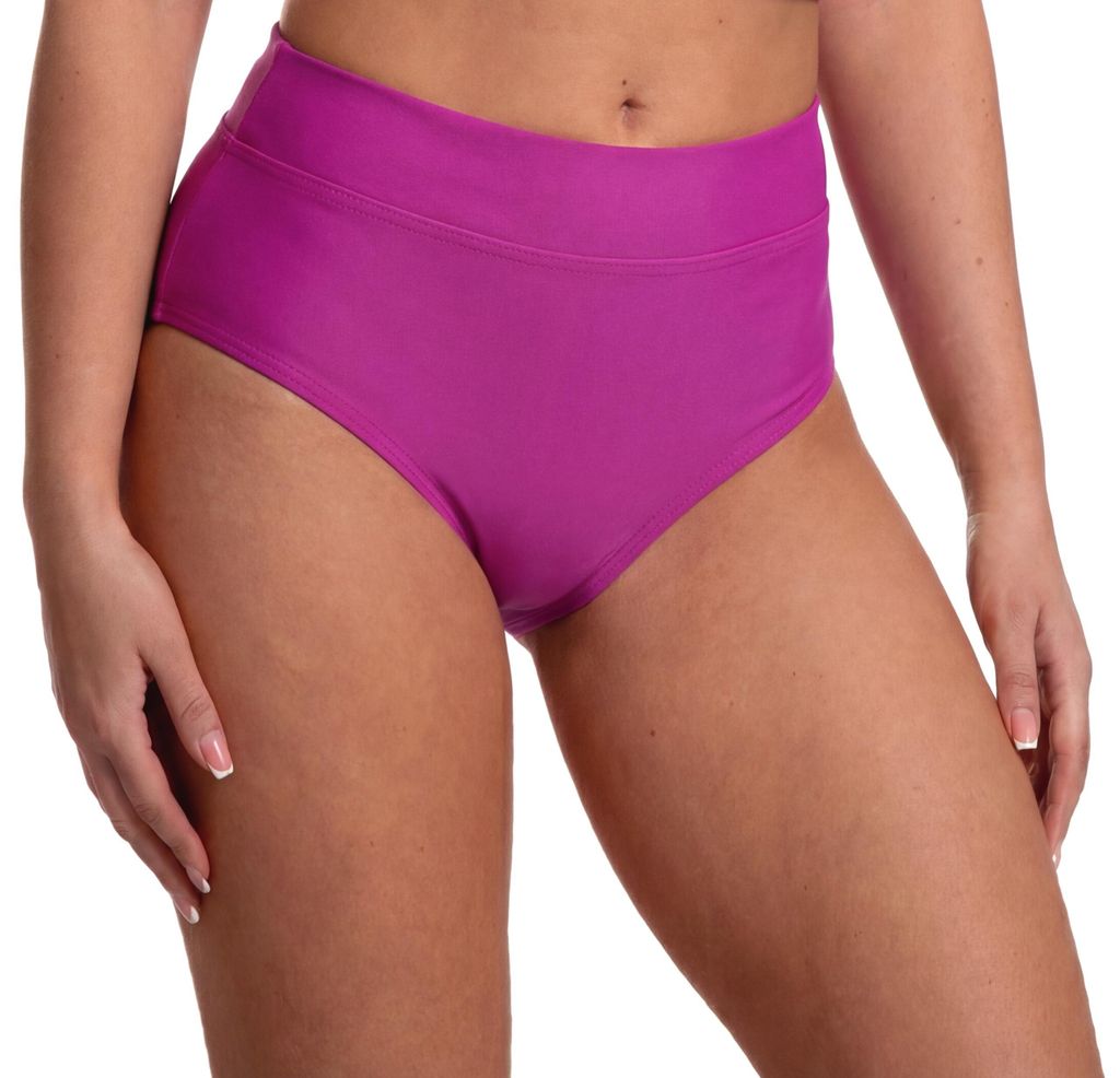 Aquarti Damen Bikinihose High Waist mit Umschlagbund Produktbild 
