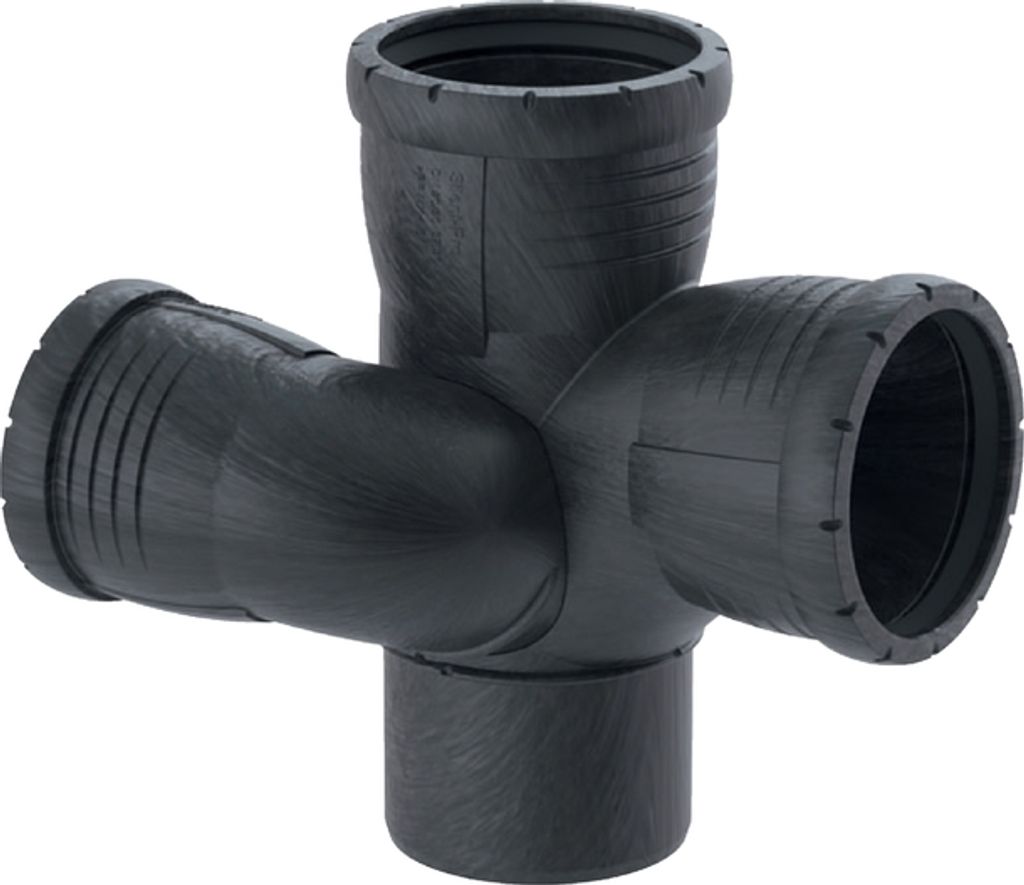 Geberit 393463141 Silent-Pro Schachtbogenabzweig
