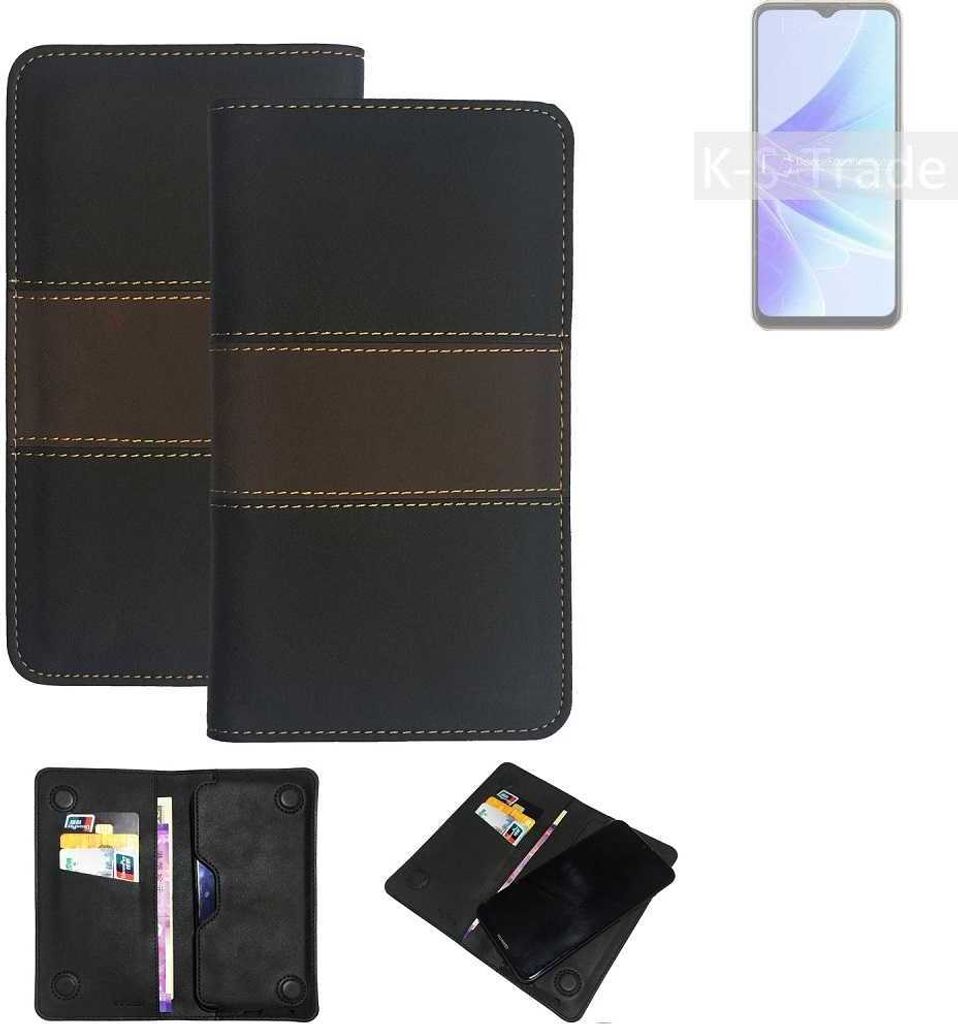 K-S-Trade Hülle Handyhülle kompatibel mit Oppo A77s Schutzhülle Walletcase Bookstyle Tasche Schutz Case Handytasche Wallet Cover Kunstleder