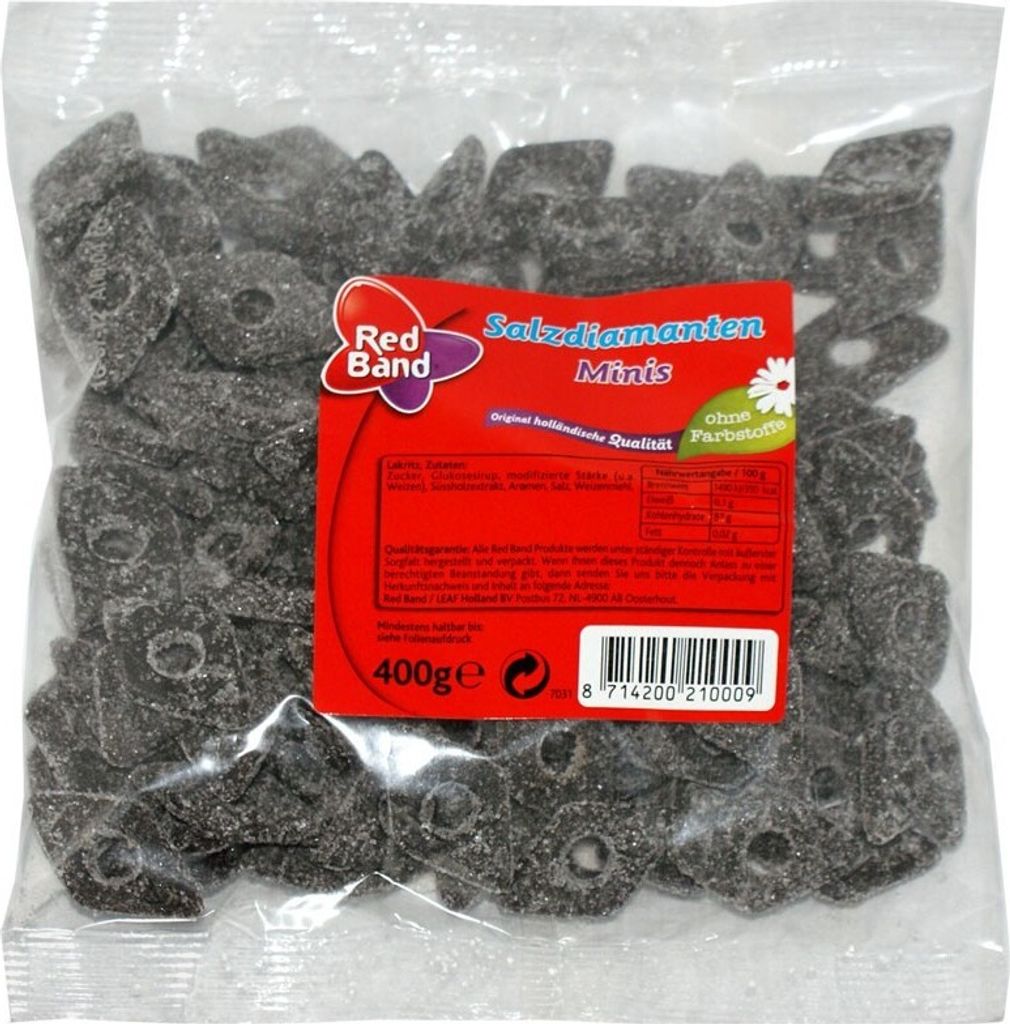 Red Band Salzdiamanten Minis, 400g Beutel 12 Stück