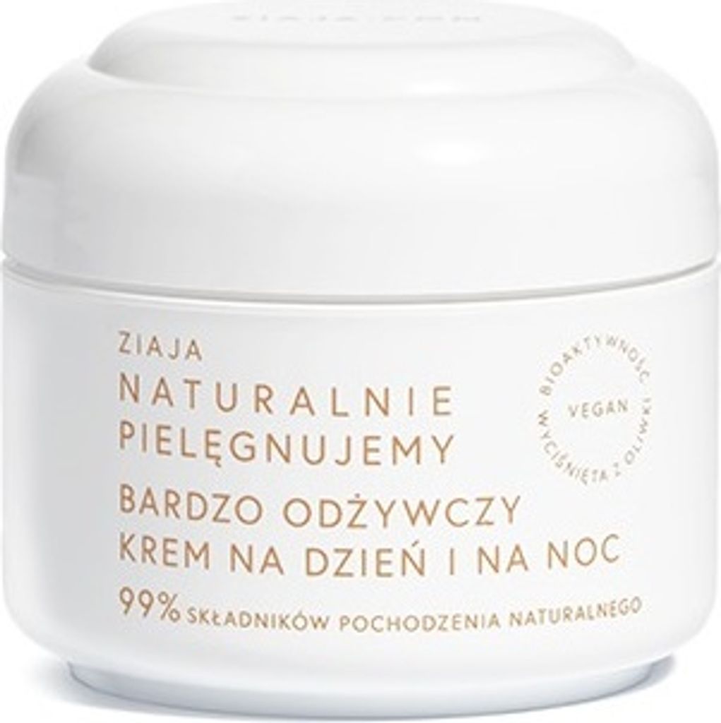 Ziaja Naturalnie Pielęgnujemy Odżywczy krem na dzień i na Zdjęcie produktu 