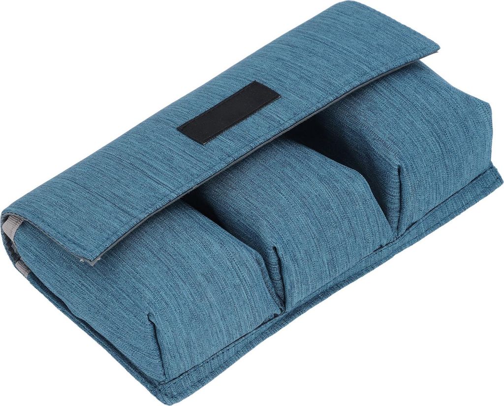 Drohnen-Batterietasche, tragbar, spritzwassergeschützt, Kamera-sichere Tasche mit Klettverschluss für Mavic 2 Mini4Pro Mini3, Blau