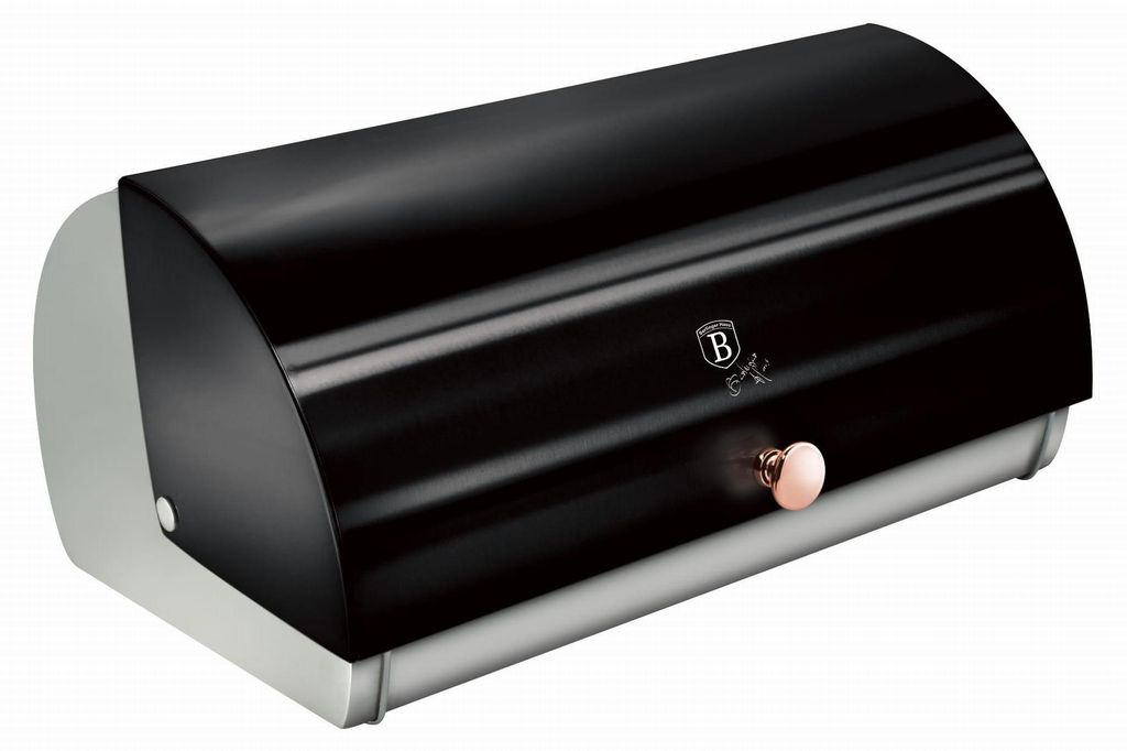Berlinger Haus Brotkasten BH-6728 Kohlenstahl Schwarz/Rosé Produktbild 