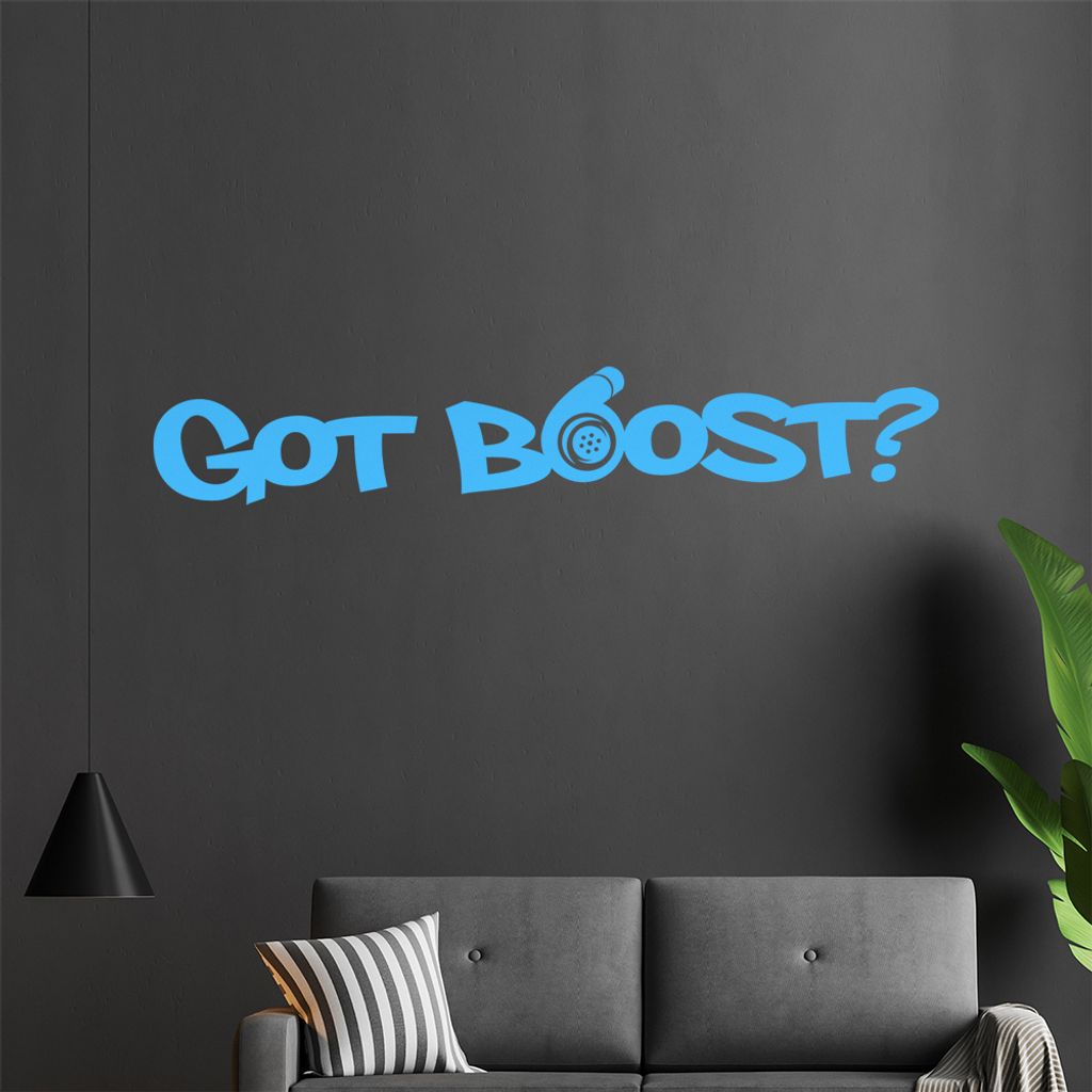 Got Boost Wandtattoo in 6 Größen - Wandaufkleber Wall Sticker - Dekoration, Küche, Wohnzimmer, Schlafzimmer, Badezimmer
