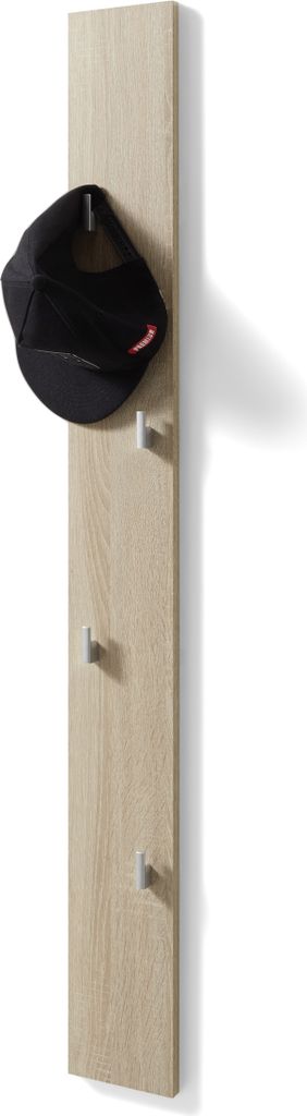 Garderobenleiste >Colan< in Eiche Sonoma - 14x115x2cm (BxHxT)