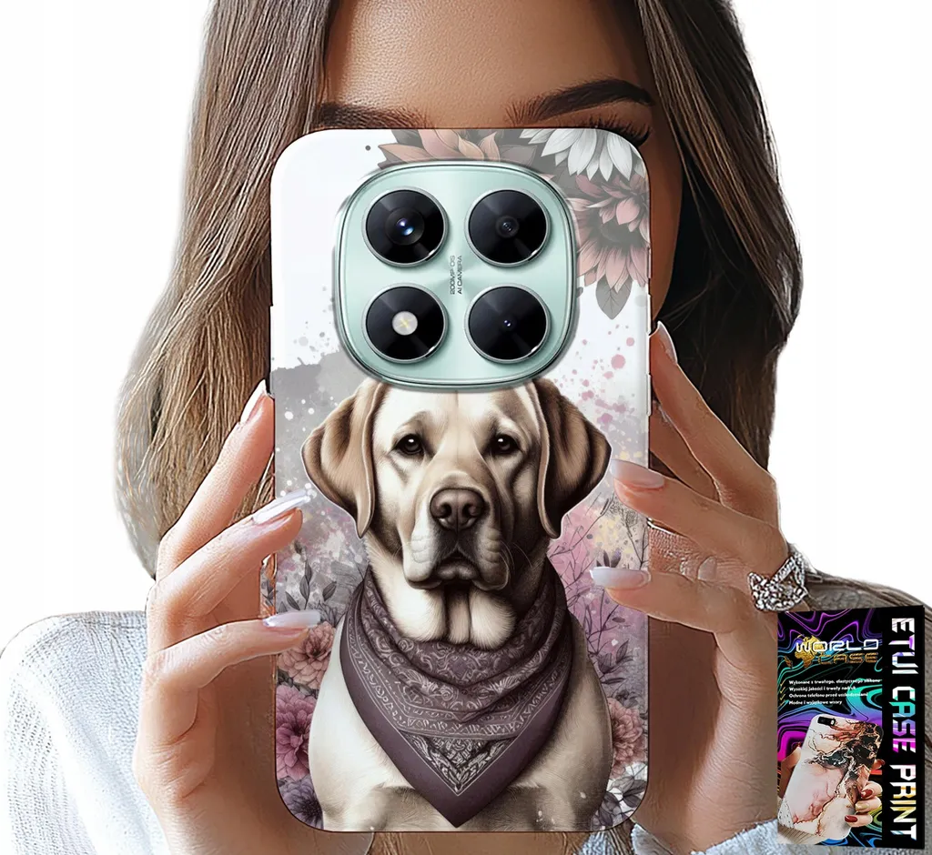 Custodia per Xiaomi Note 14 Pro 5G - Modelli di cani Husky + vetro