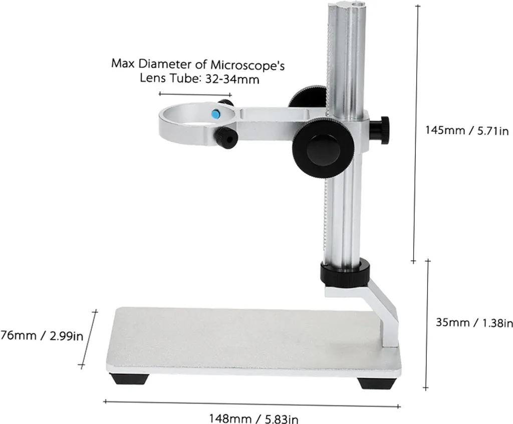 Support de microscope numérique G600 universel en métal avec bras solide - 2