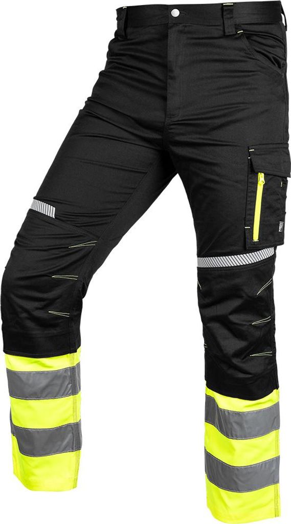 Pantaloni ad alta visibilità NEO TOOLS nero/giallo - Alta Immagine del prodotto 