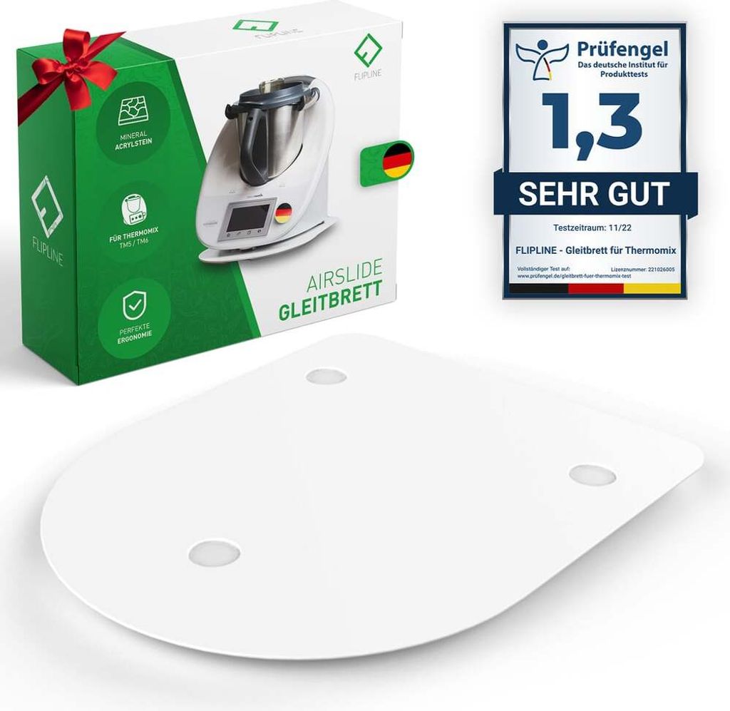 Flipline 15834, Sliding board, Bílá, Thermomix, TM5/TM6, Obrázek produktu 