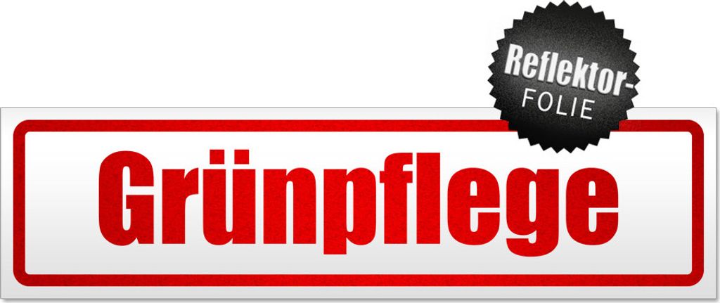 Grünpflege Magnetschild Schild magnetisch