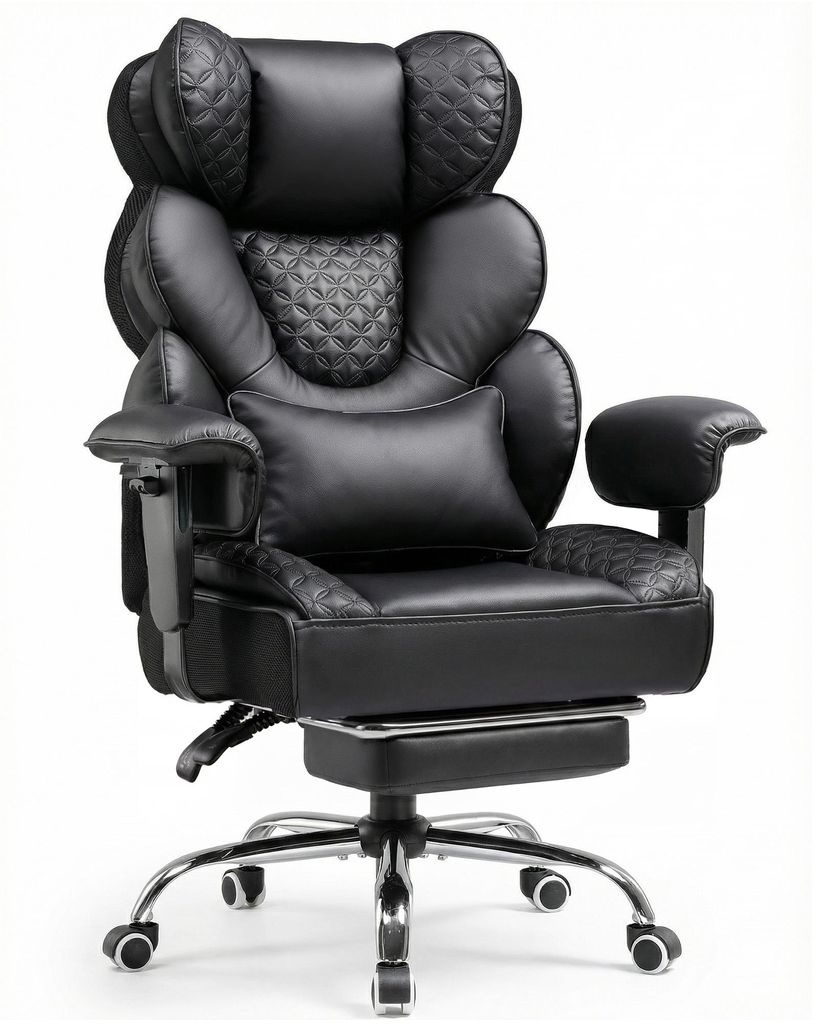 COMHOMA Ergonomischer Gaming Stuhl, Bürostuhl 180 kg, mit Produktbild 
