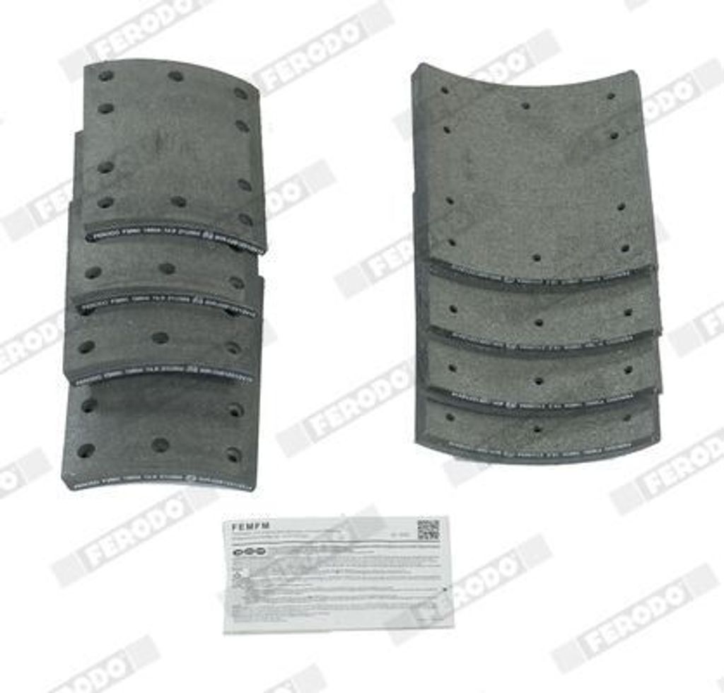 FERODO Bremsbelagsatz Trommelbremse Bremsbackensatz K19604.0-F3660 Hinten 16,1mm 190mm 5,5kg