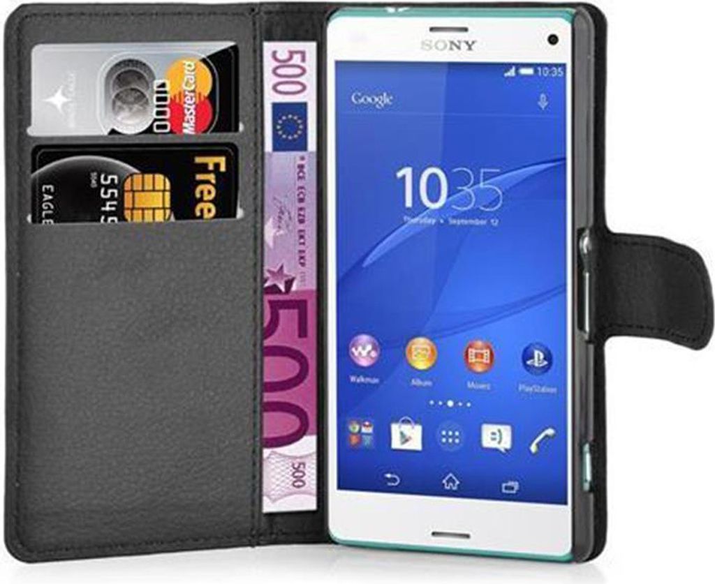 Custodia Compatibile Con Sony Xperia X Compact In Nero Di