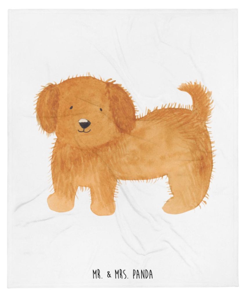 Mr. & Mrs. Panda Bettdecke Hund Flauschig - Weiß - Geschenk, Decke, Plaid, Sofaüberwurf, Kuscheldecke, Niedlich, Hunde, Couchdecke, Sprüche, Süß