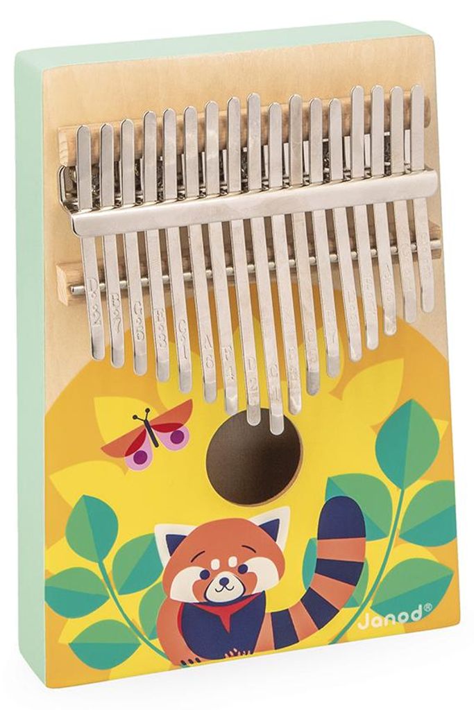 Janod Holz-Kalimba Musikinstrument Gioia - 17 Töne -Holz