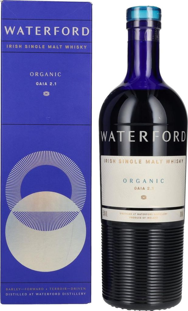 Waterford ORGANIC Irish Single Malt Whisky GAIA 2.1 50% Vol. 0,7l in Geschenkbox