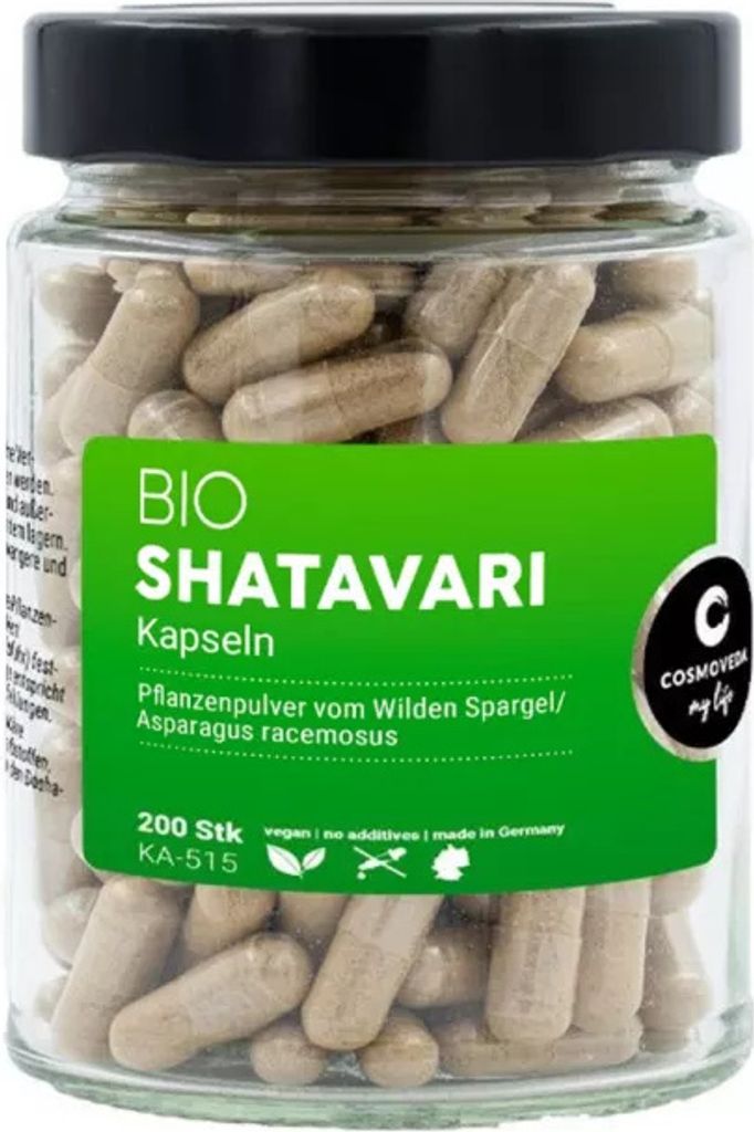 Cosmoveda -  Shatavari Kapseln - 200 Stück Produktbild 