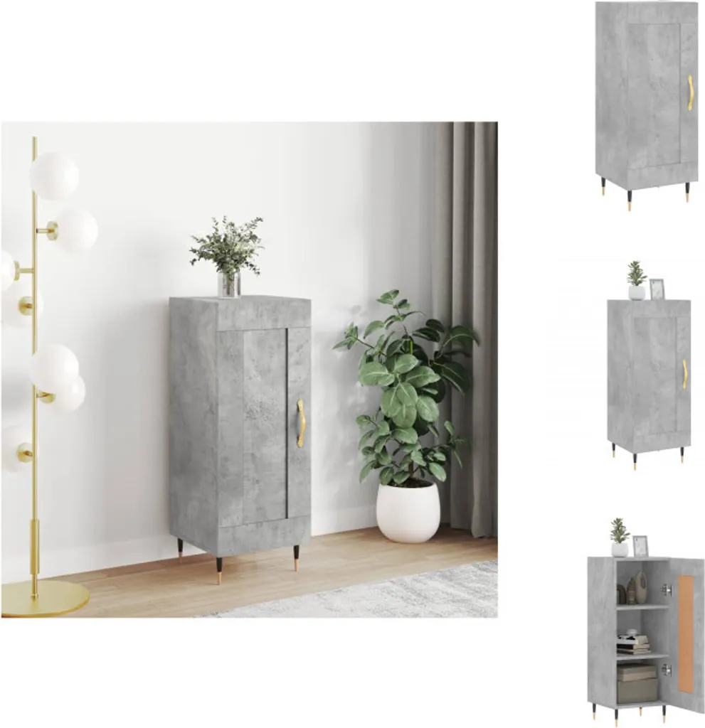 OFFERTA Credenza Grigio Cemento 34,5x34x90 cm vidaXL | Spazio Extra