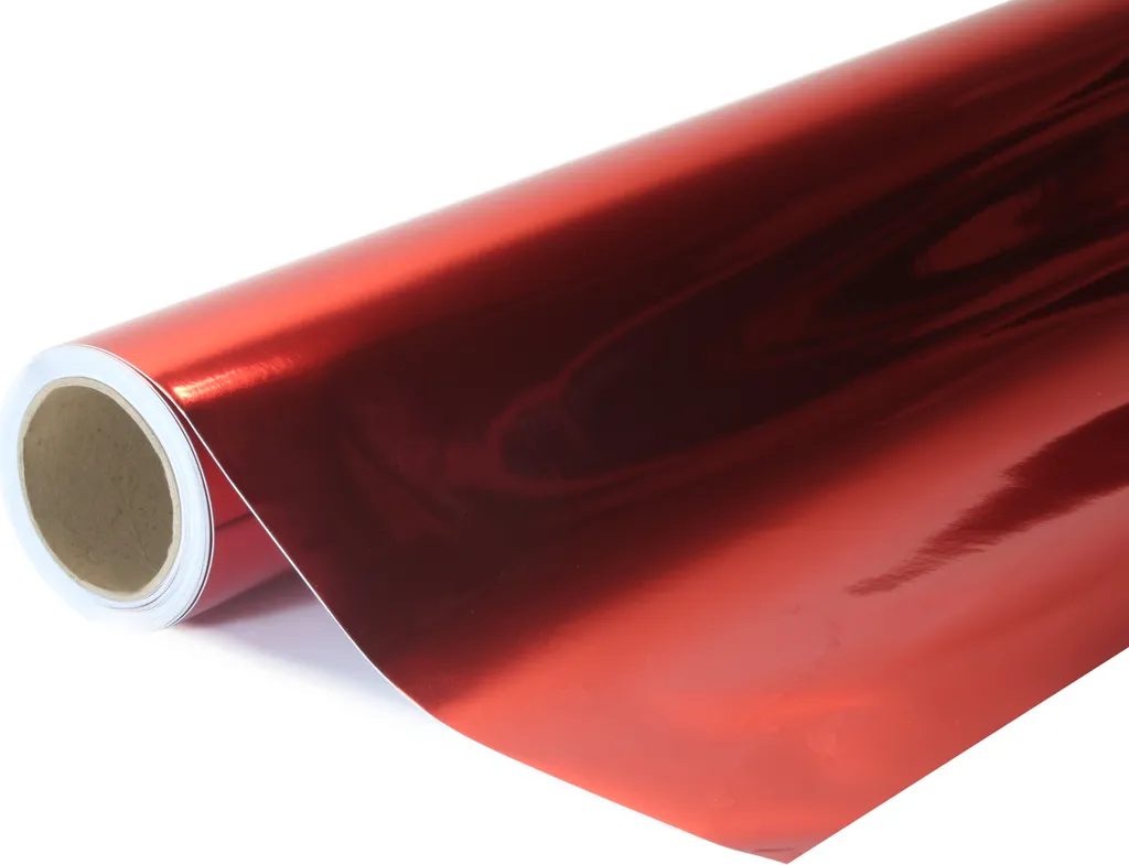 Film Wrap Rouge Chrome Miroir 152x500cm : Rénovez et Protégez votre Auto