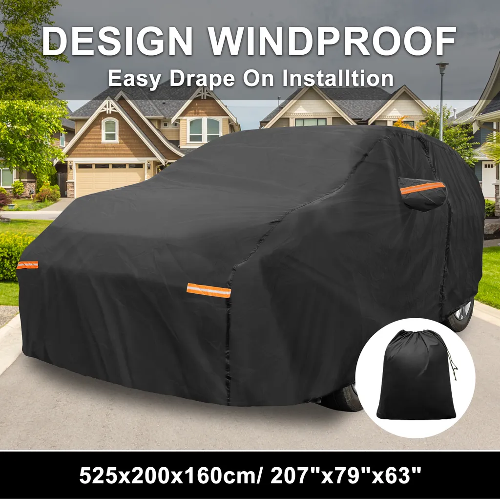 Housse Toyota Sienna anti-pluie et UV avec accès zip porte conducteur 210D