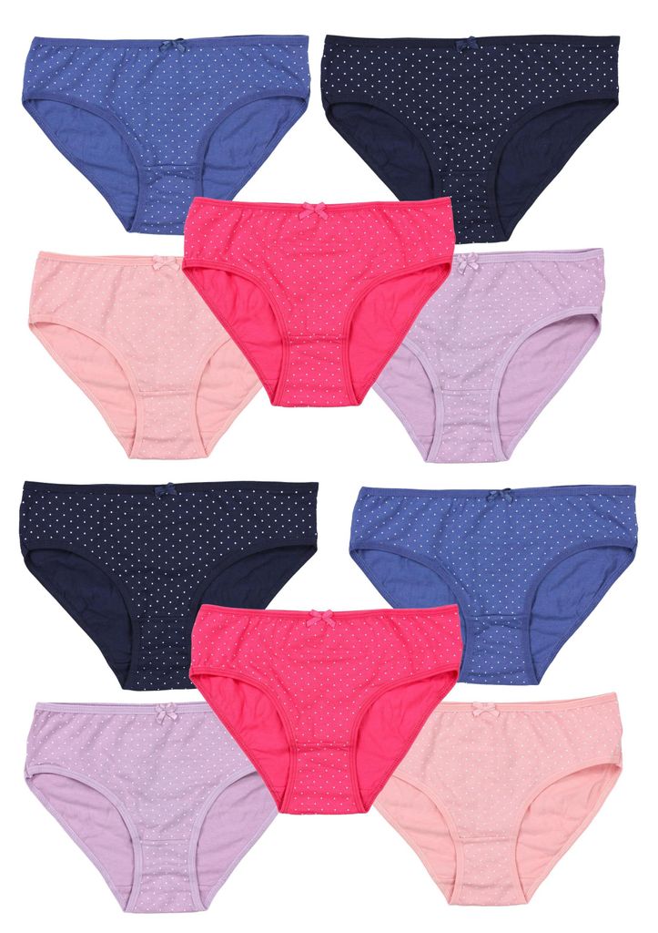 TupTam Mädchen Slips mit Aufdruck 10er Pack, Farbe: Produktbild 