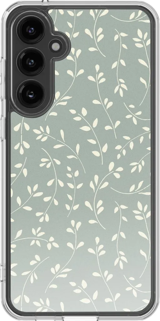 Custodia imoshion Design Samsung S23 FE - Fiori Verde Fumo Elegante