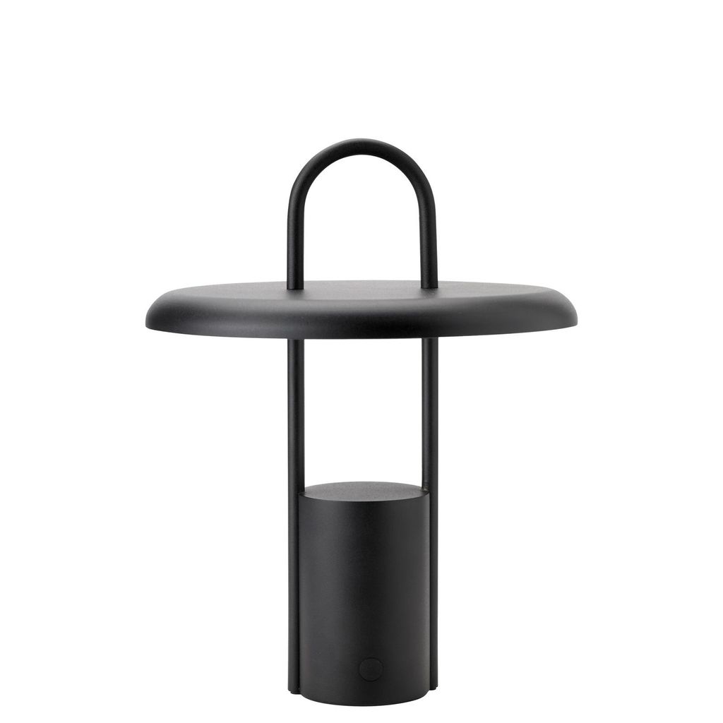 Stelton Pier H 25 cm black tragbare LED Leuchte
