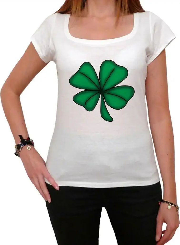Damen Grafik T-Shirt Celtics Shamrock Green 1 Öko-Verantwortlich Vintage Jahrgang Kurzarm Lustige Druck Geburtstag Geschenk Frau