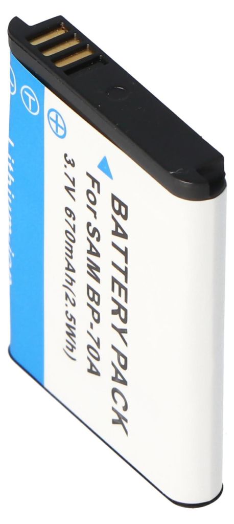 AccuCell Akku passend für Samsung BP-70A, BP70A, AQ100, Produktbild 