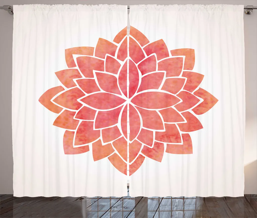 Tende ABAKUHAUS Fiori di Loto 280x225 cm - Arredo Rustico Soggiorno