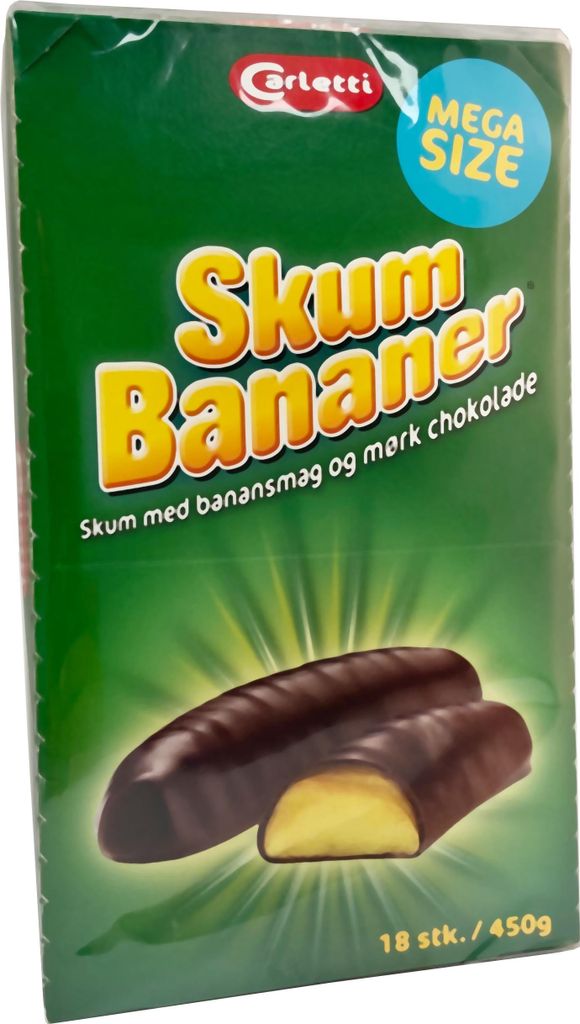 Carletti Skumbananer Schokoladenbananen 18 Stk. 450g Produktbild 