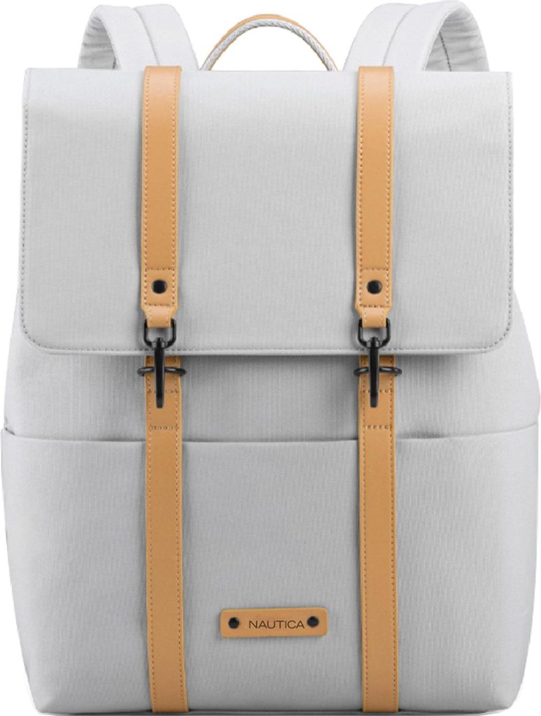 Nautica Tagesrucksack 10L klein Damen Herren 36x28x13 cm City Rucksack leicht für Freizeit Uni Reisen erhältlich in 4 Farben, Farbe:Grau