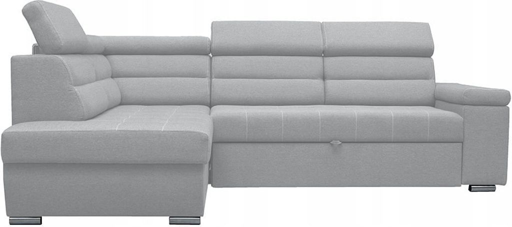 Modernes Ecksofa WILLIAM links mit Schlaffunktion ( Look 8)
