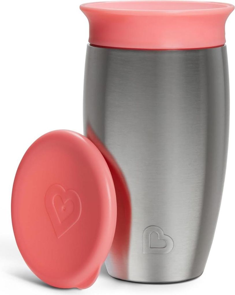 Tazza Munchkin Miracle 360 - Antigoccia, Cambia Colore, Senza BPA, Per Bambini 12+ Mesi, 266 Ml, Blu