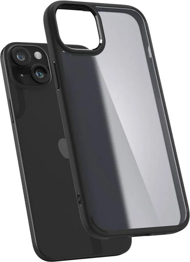 Spigen Ultra Hybrid Frost Black iPhone 15 - Eleganza e Sicurezza Top
