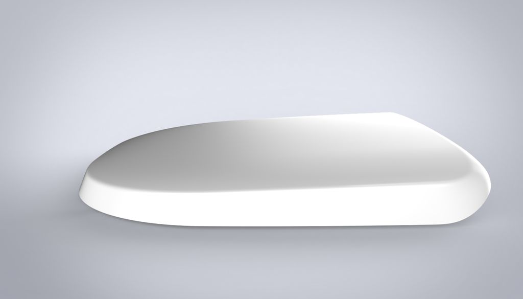 VIGOUR DERBY Urinal Zulauf verdeckt mit SoftClose Deckel & Produktbild 8