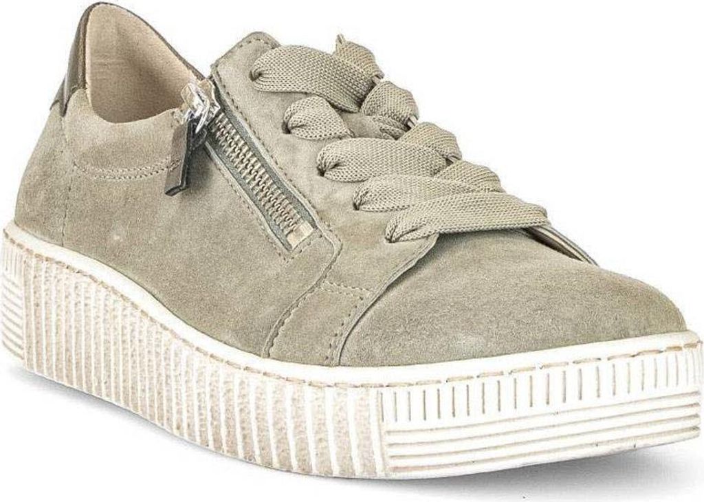 Gabor Schnürhalbschuh, eleganter Sneaker mit Reißverschluss, in Größe 44
