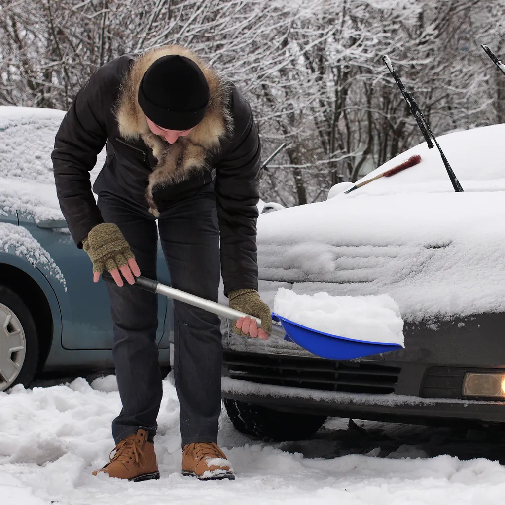 KOTARBAU® Vanga Pieghevole Auto: Libera la Tua Strada dalla Neve - 2