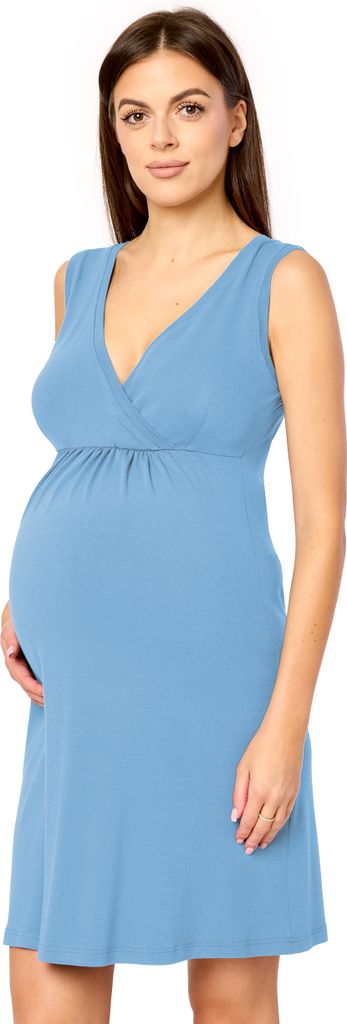 Merry Style Nachthemd Damen Schwangerschaft aus Viskose Stillnachthemd Elegante Nachtwäsche Damen, Leicht, Atmungsaktiv und Hautfreundlich MS10-46...