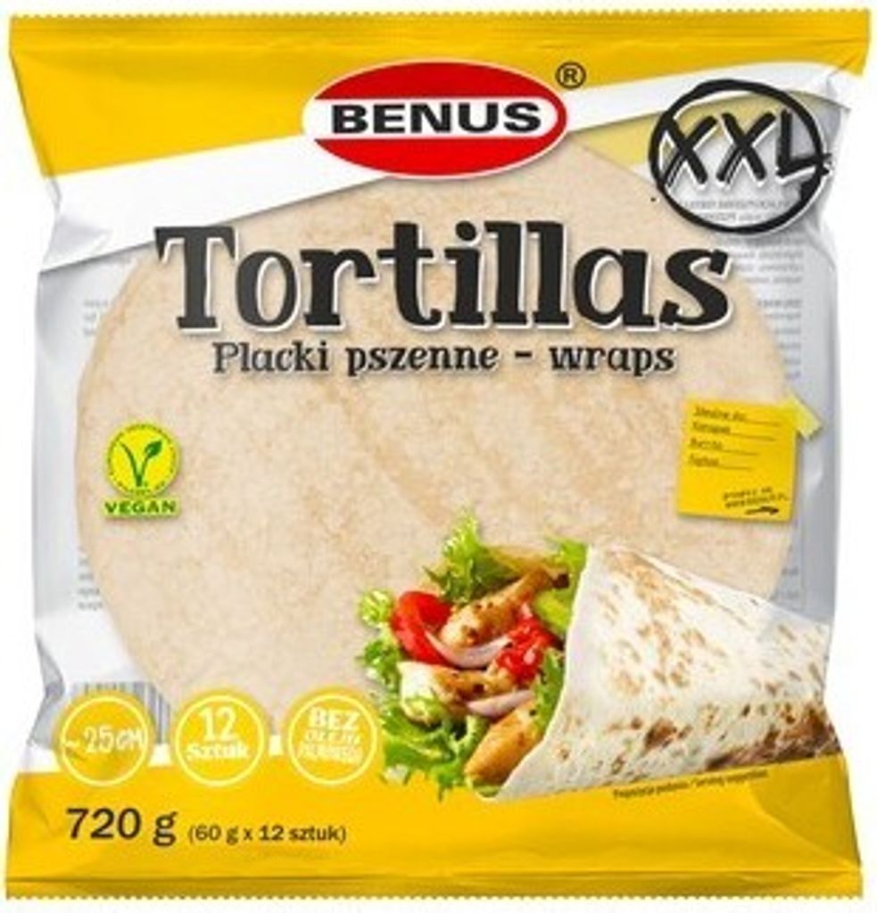 Benus Tortillas Xxl Weizenpfannkuchen Wraps Kaufland.de