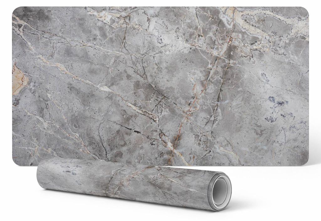 Rutschfeste Schreibtischunterlage mit Marmoroptik, 90 x 45 Produktbild 