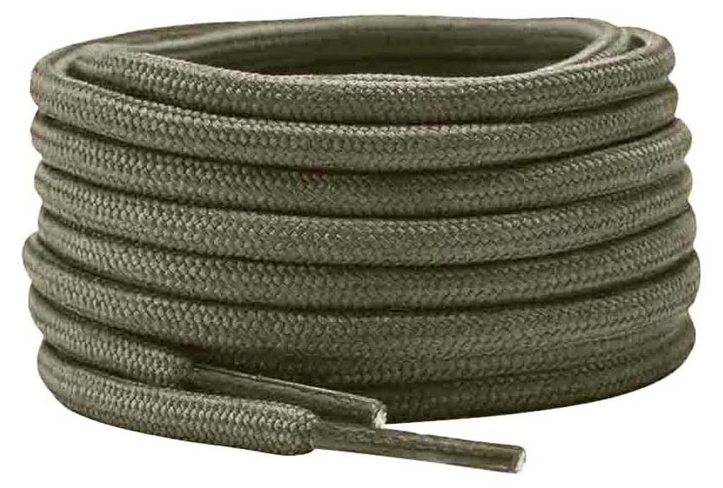 schnuersenkel rund gruen olive